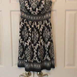 White House Black Market strapless dress